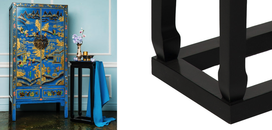 Приставной столик Chinese Side Table Black