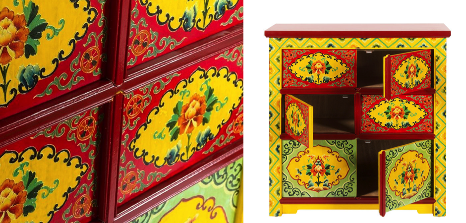 Комод в китайском стиле Chinese Multicolor