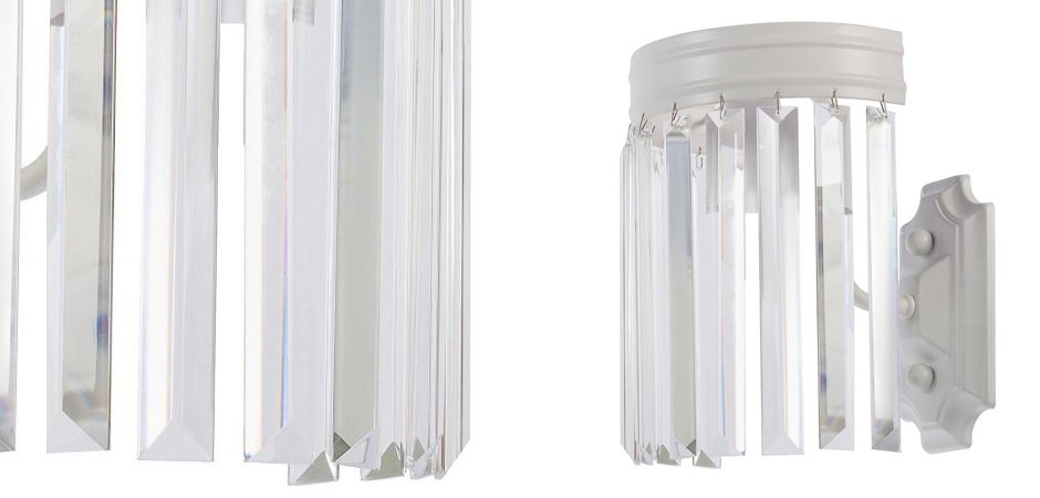 Настенная лампа Odeon Clear Glass White Bra
