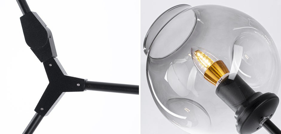 Торшер Сrumpled Glass Bubble