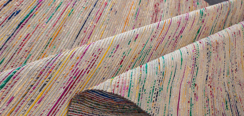 Ковёр из арт-шелка Strip Noise