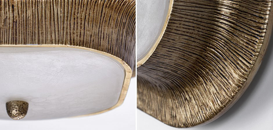 Потолочный светильник Utopia Round Sconce Gold