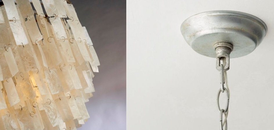 Люстра Shell Square Pendant