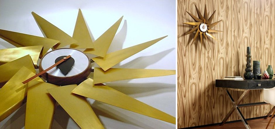 Часы George Nelson Turbine Clock