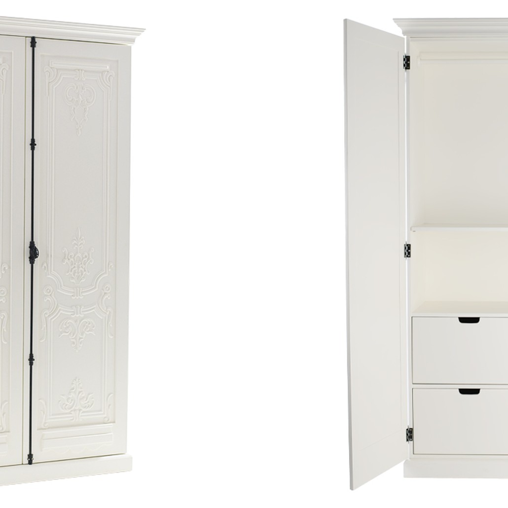 Шкаф French Distressed White