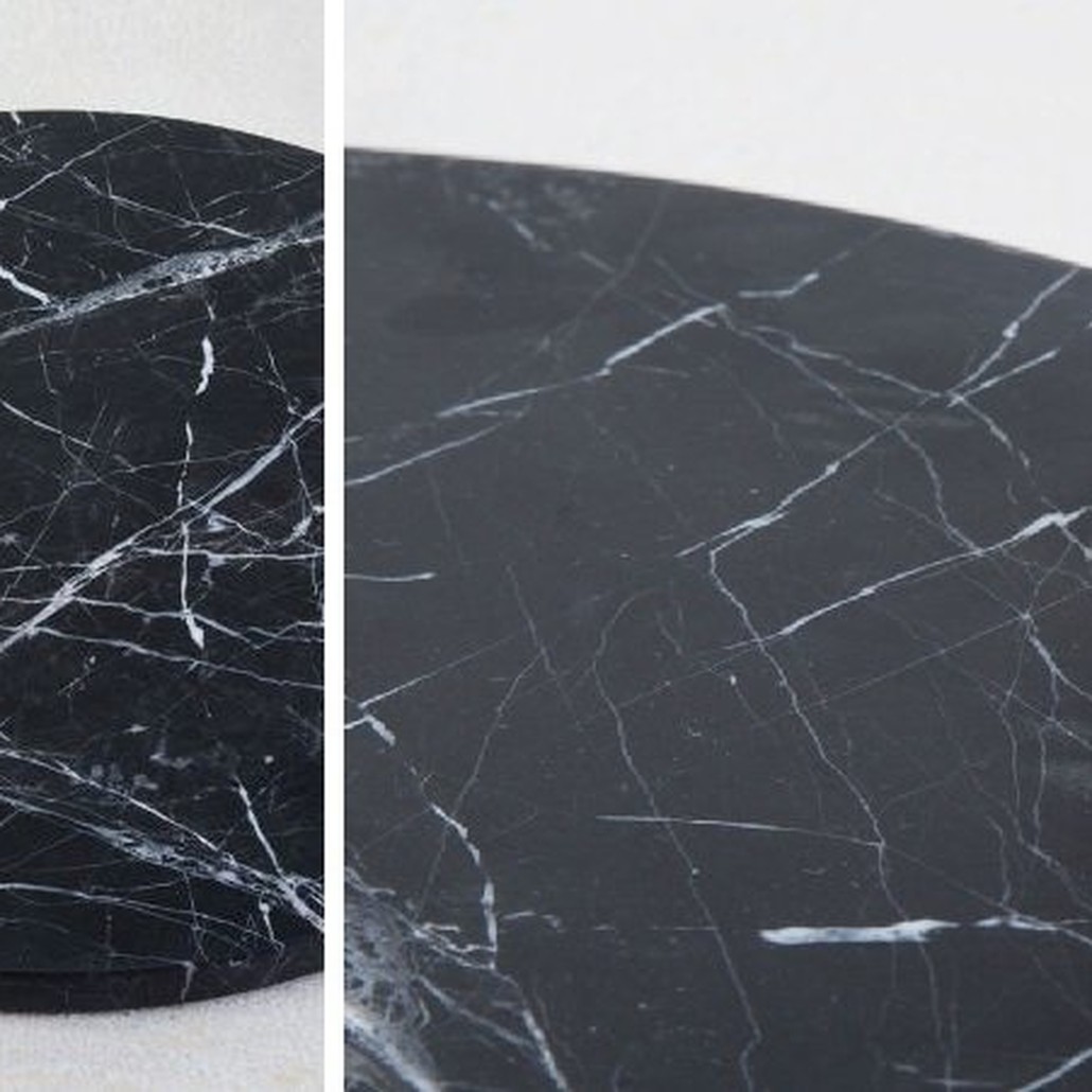 Поднос ACOLYTE ENTERTAINING PLATTER MARBLE & BRONZE