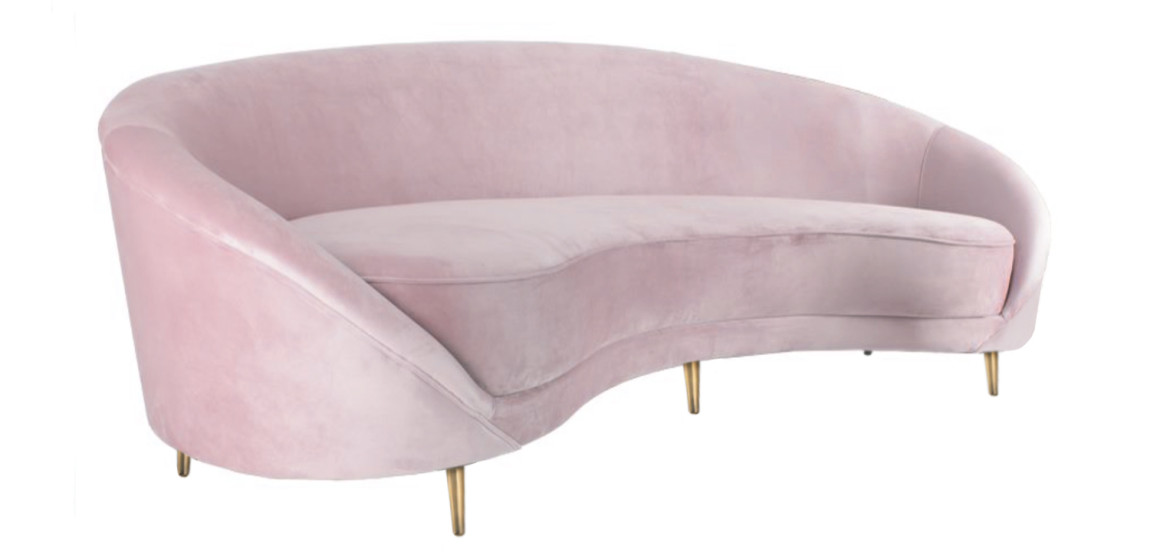 Диван изогнутый Bordeaux  Sofa