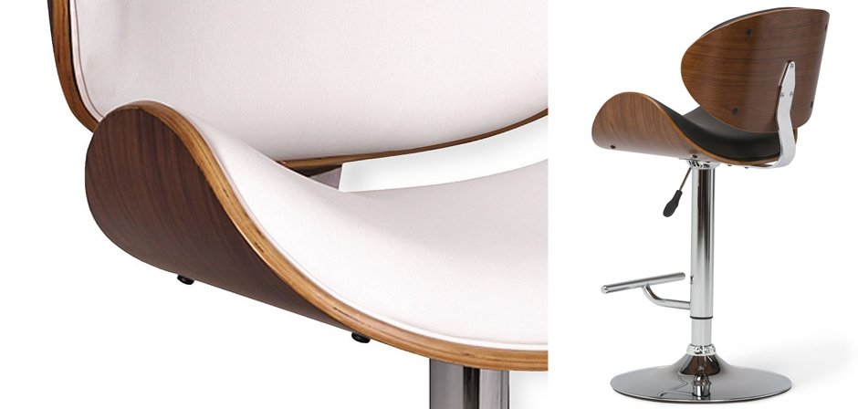 Барный стул Lounge Bar Stool белый