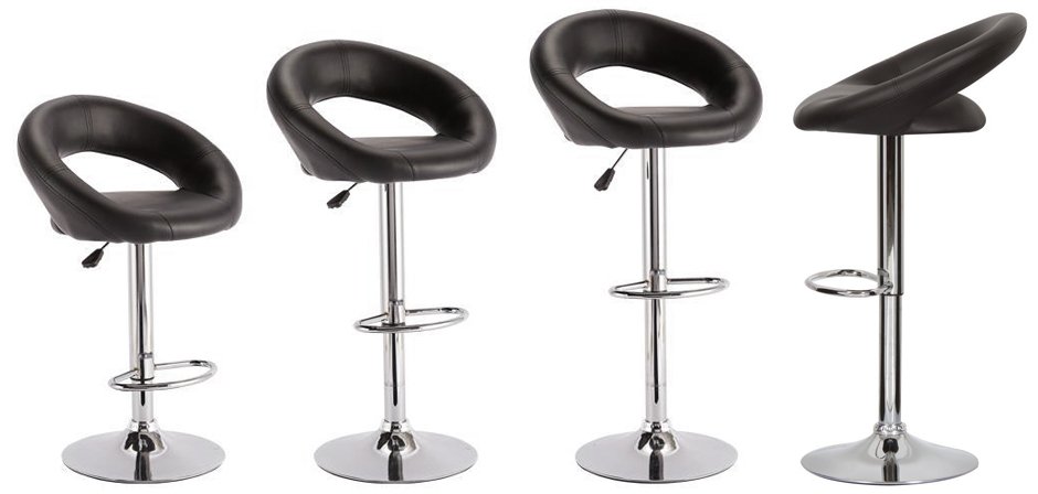 Барный стул Ring black