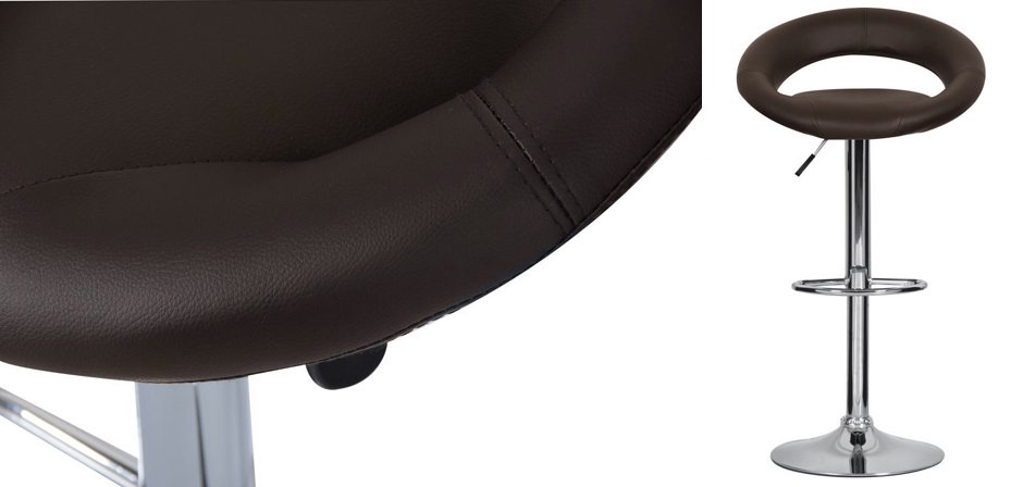 Барный стул Ring Dark Brown