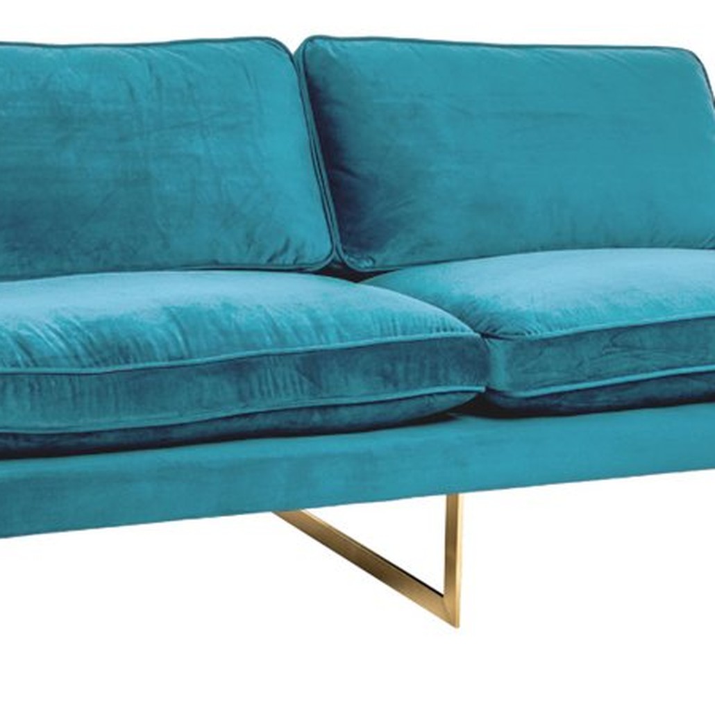 Диван бархатный Accent Velvet Sofa