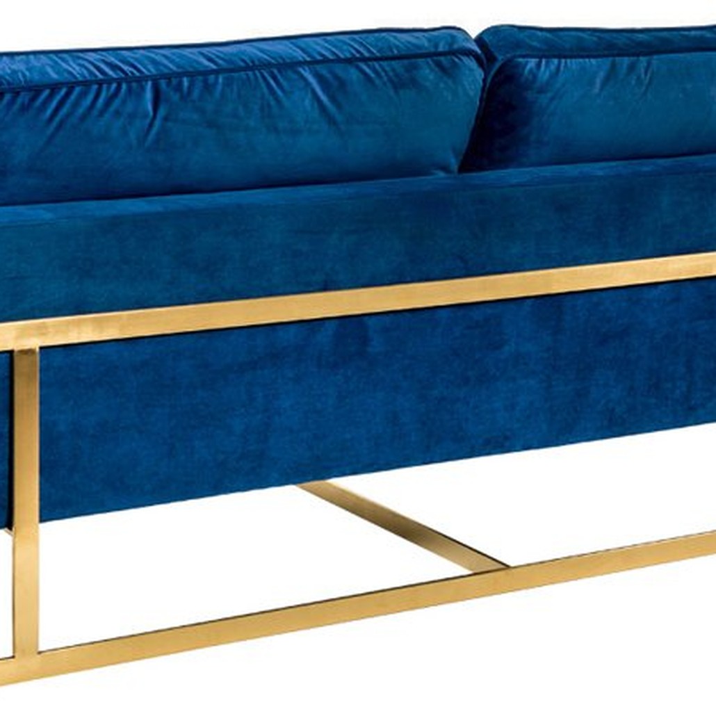 Диван бархатный Accent Velvet Sofa