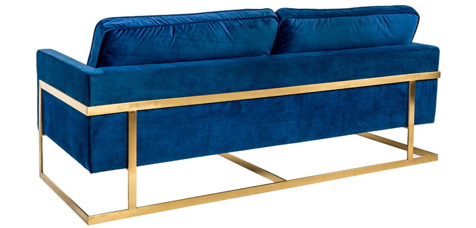 Диван бархатный Accent Velvet Sofa