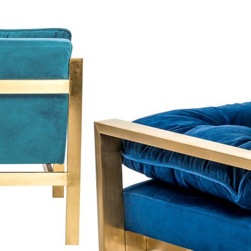 Кресло Accent Velvet Armchair