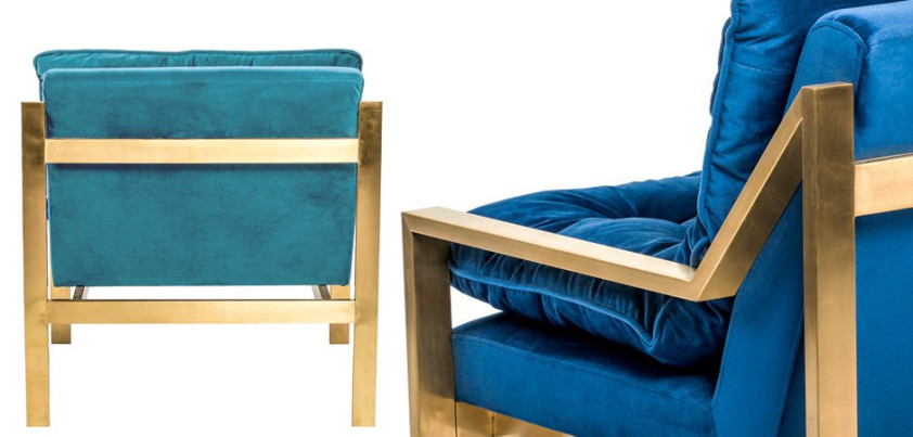 Кресло Accent Velvet Armchair