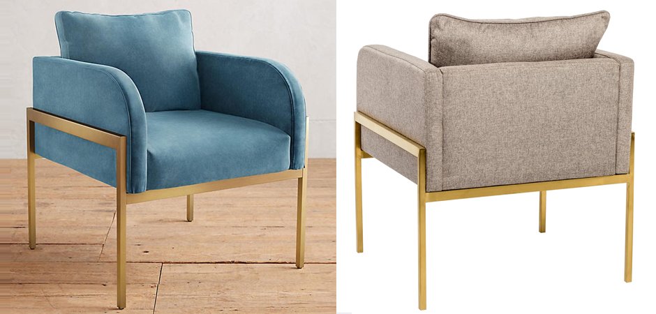 Кресло Velvet Ardmore Chair