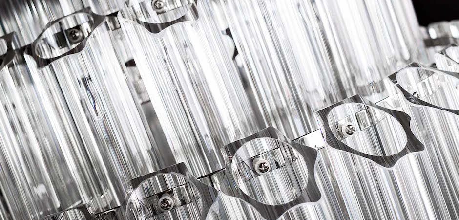 Люстра Hexagon tube Chandelier