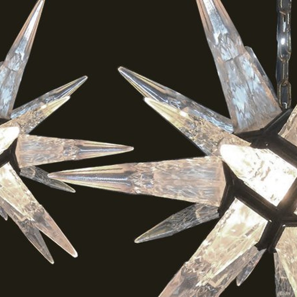 C. J. Weinstein Rock Сrystal Star Chandelier