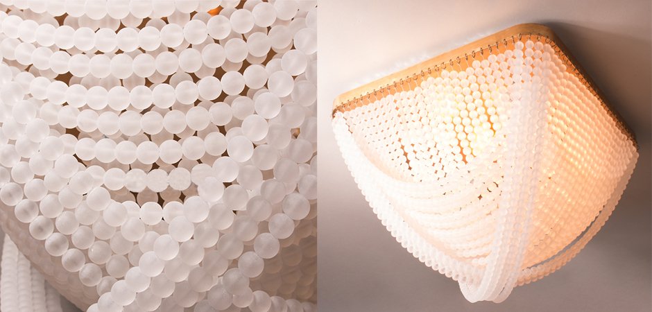 Люстра Cockle beaded ball ceiling lamp