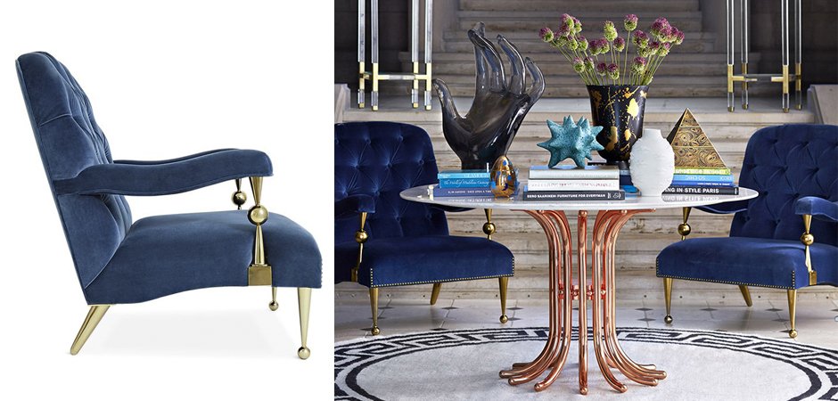 Кресло Jonathan Adler Caracas Chair