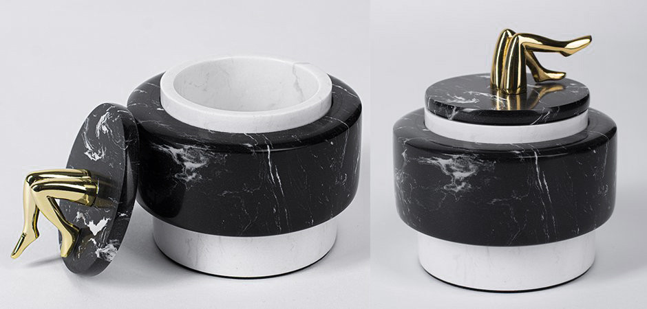 Шкатулка Kelly Wearstler SMALL MELANGE JAR