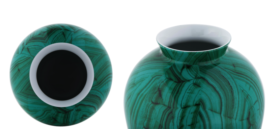 Ваза Malachite Vase barrel
