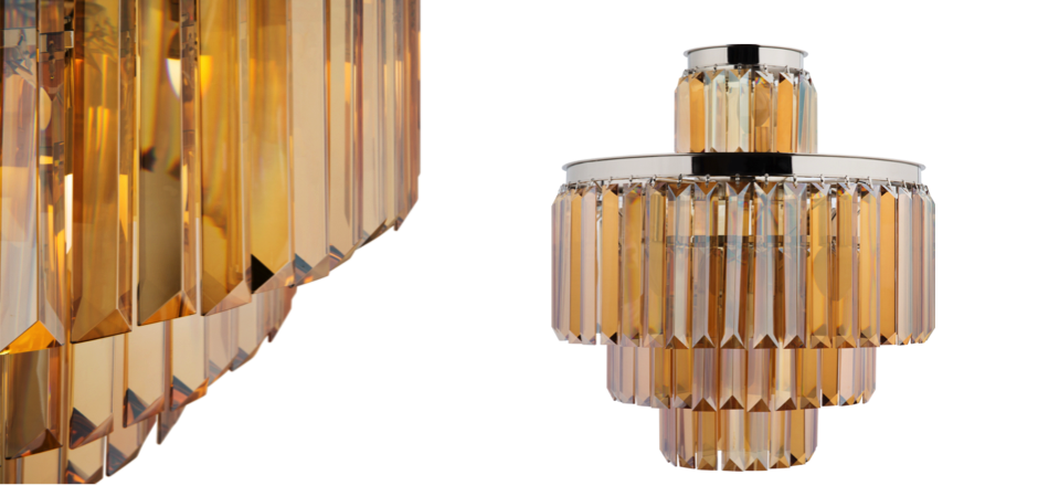 Люстра Odeon Smoke Chandelier 50/4