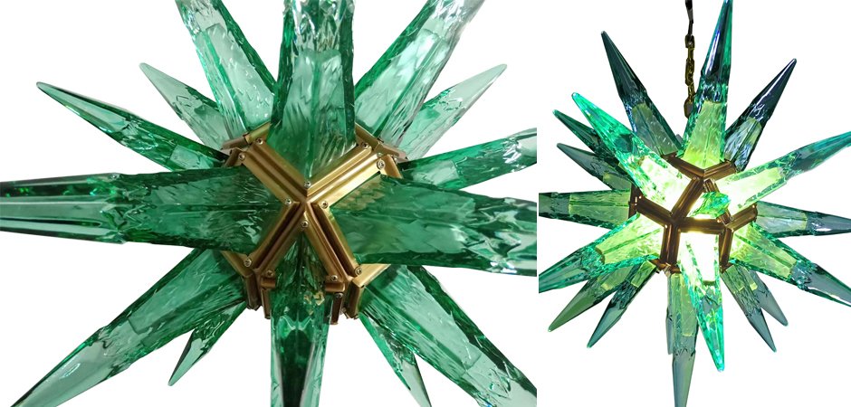Люстра Chandelier Star Turquoise