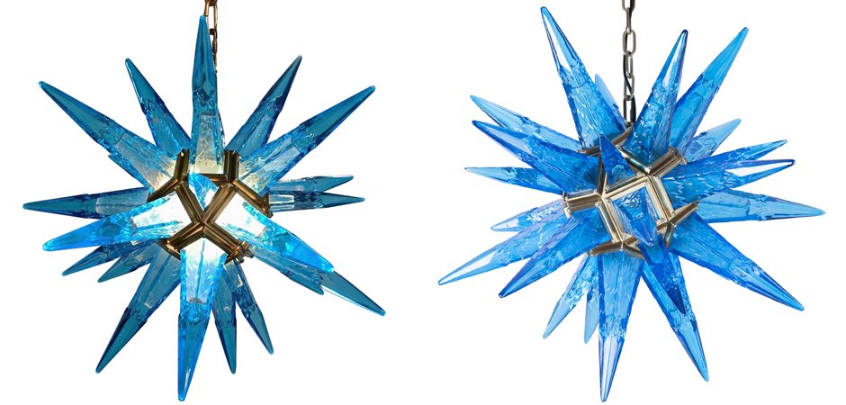 Люстра Chandelier Star Blue