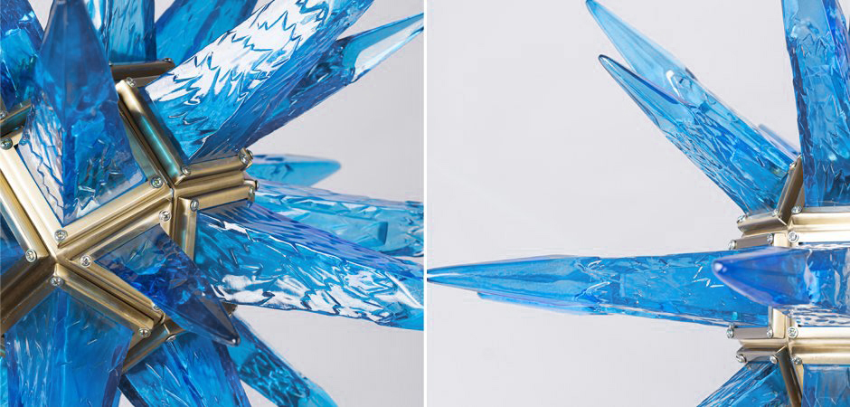 Люстра Chandelier Star Blue