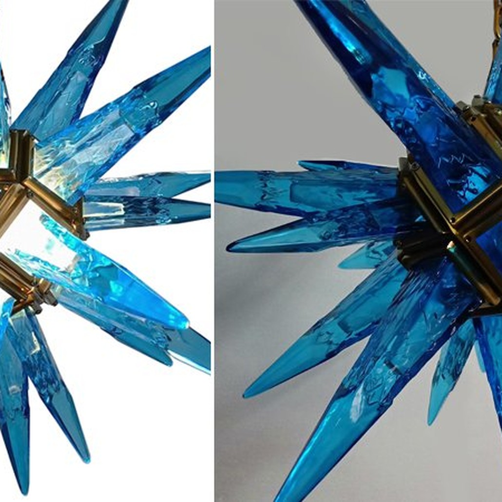 Люстра Chandelier Star Blue