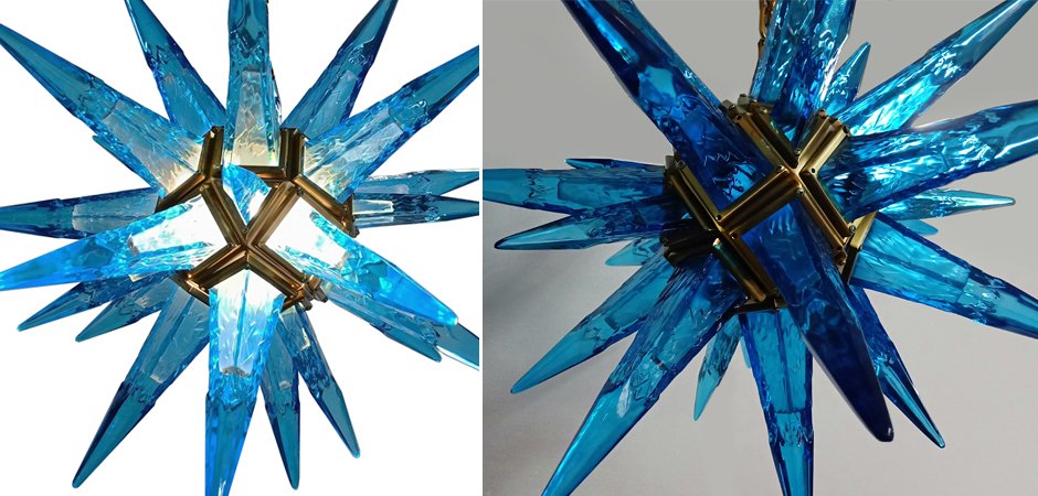 Люстра Chandelier Star Blue