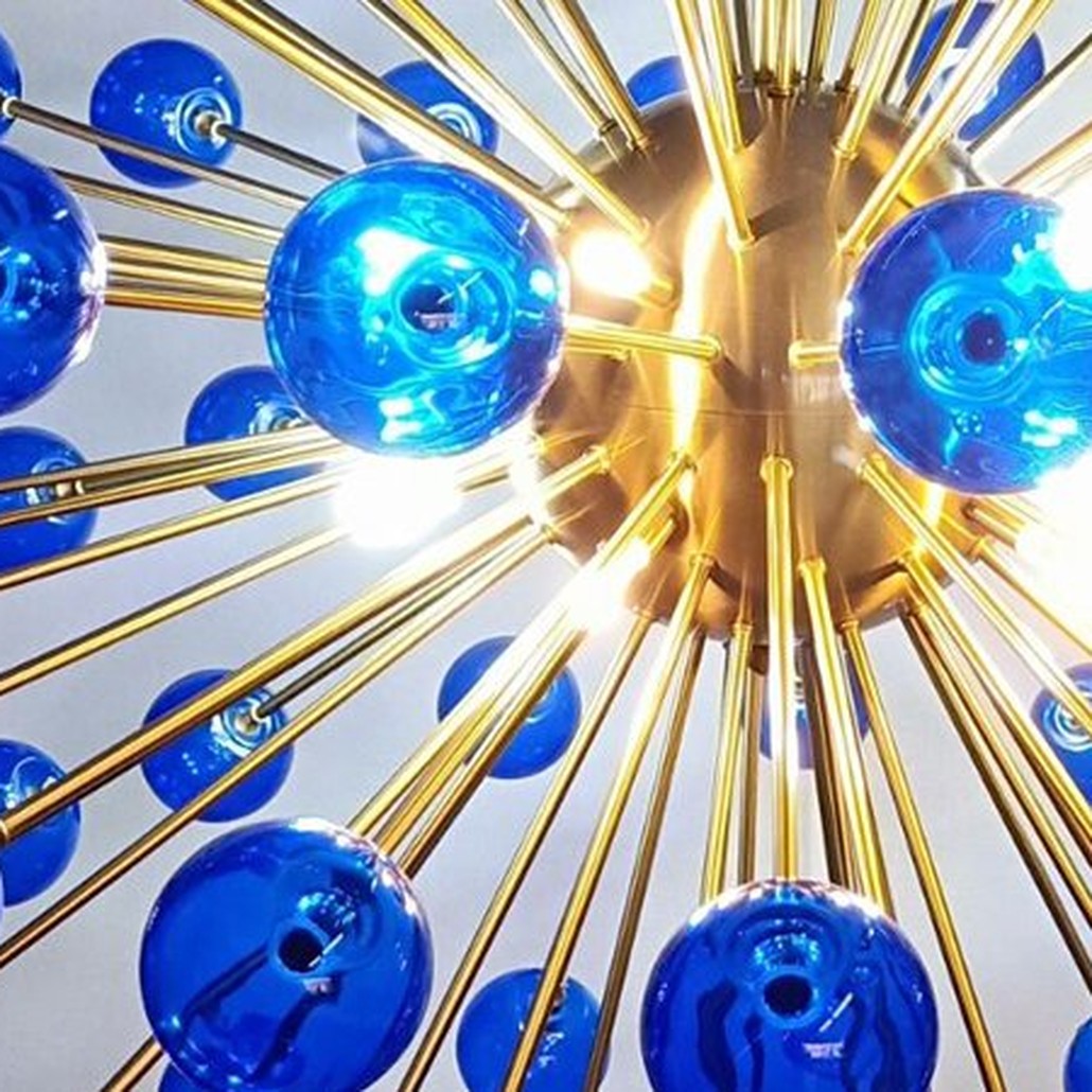 Люстра BLUE MURANO SPUTNIK DV5513