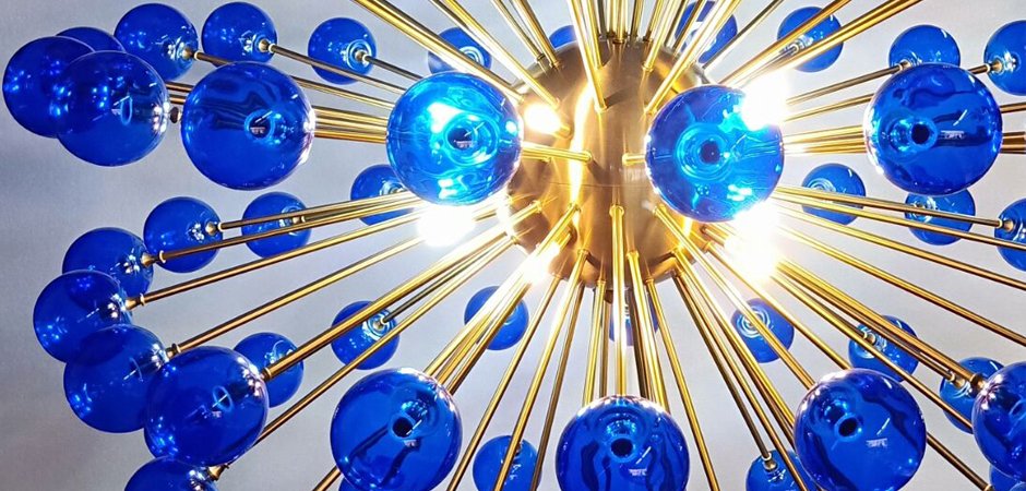 Люстра BLUE MURANO SPUTNIK DV5513