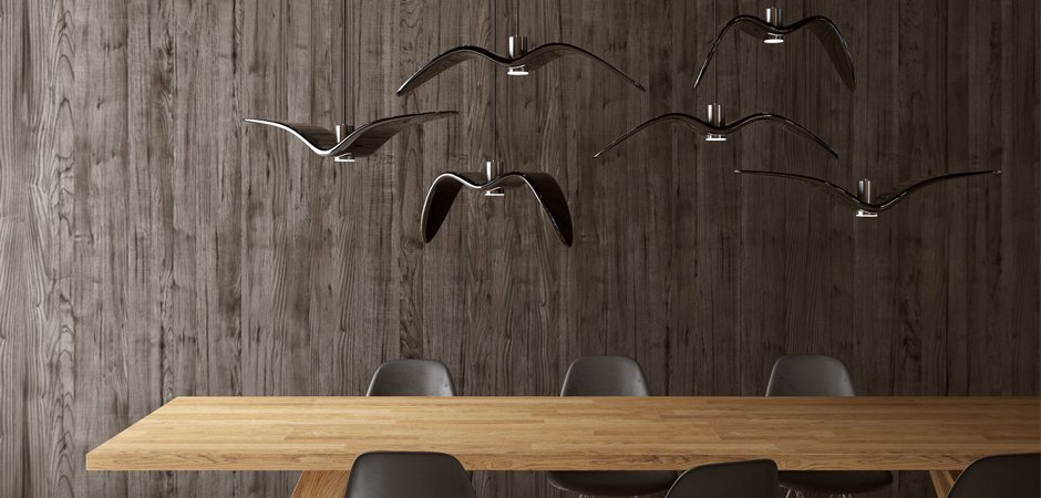 Подвесной светильник Brokis Night Birds black