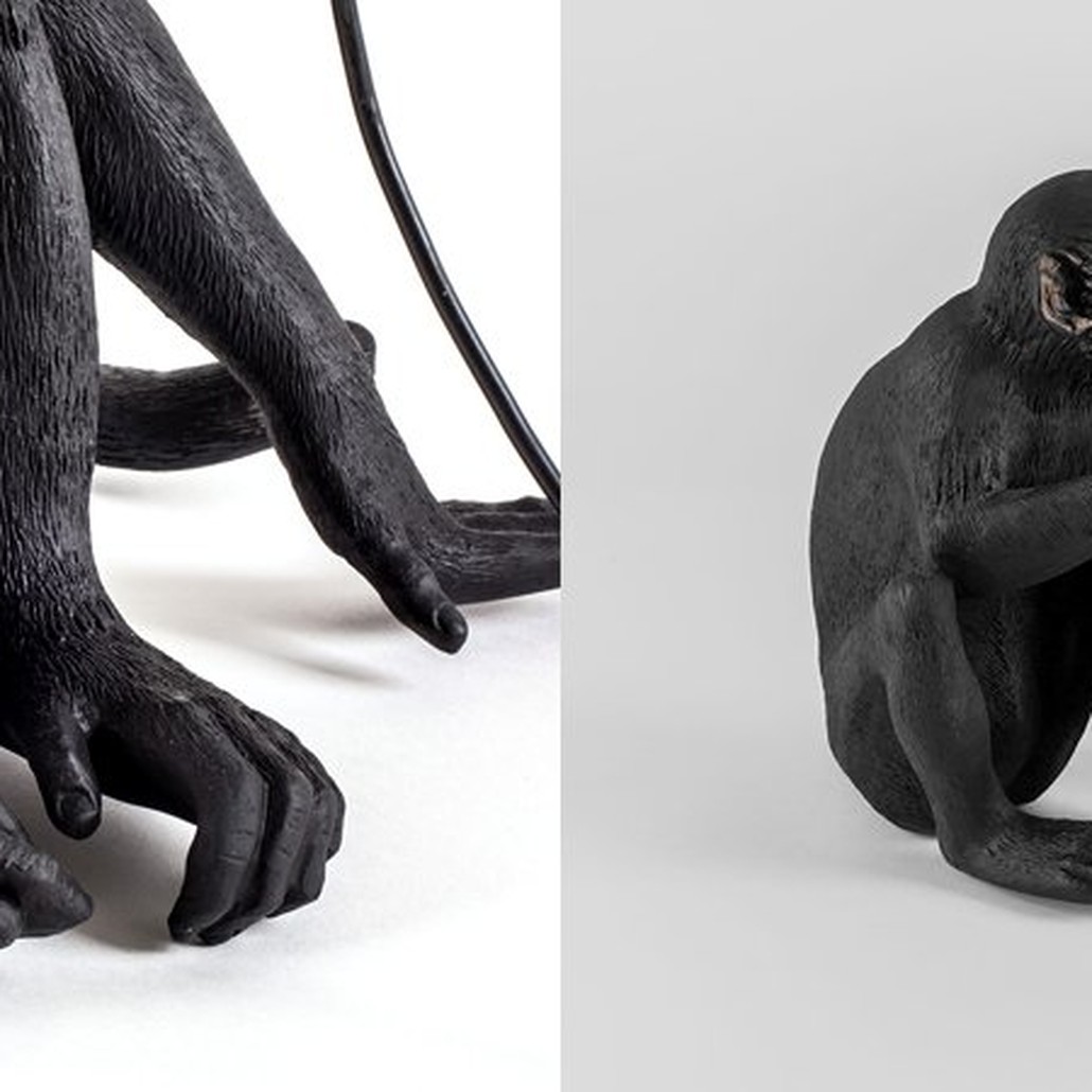 Настольная Лампа SELETTI MONKEY LAMP SITTING VERSION