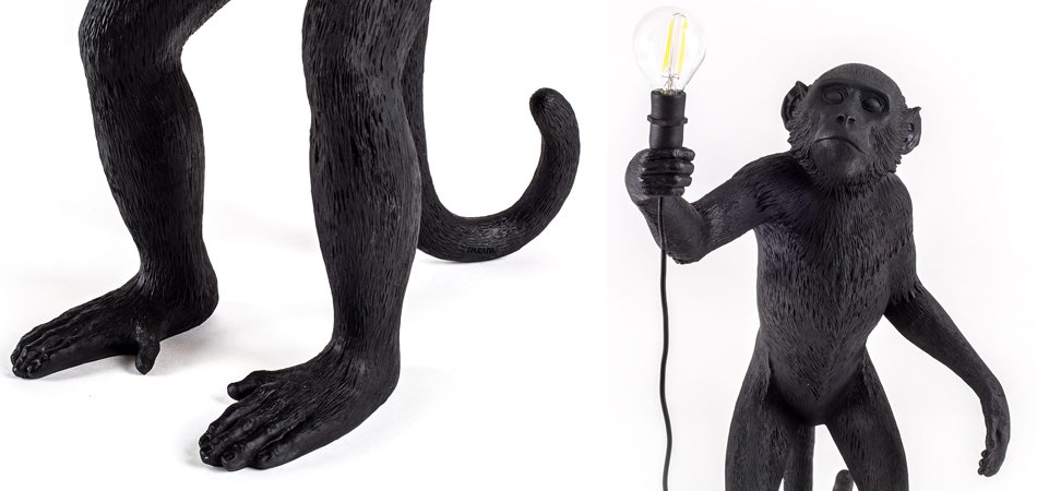 Настольная лампа SELETTI MONKEY LAMP STANDING VERSION