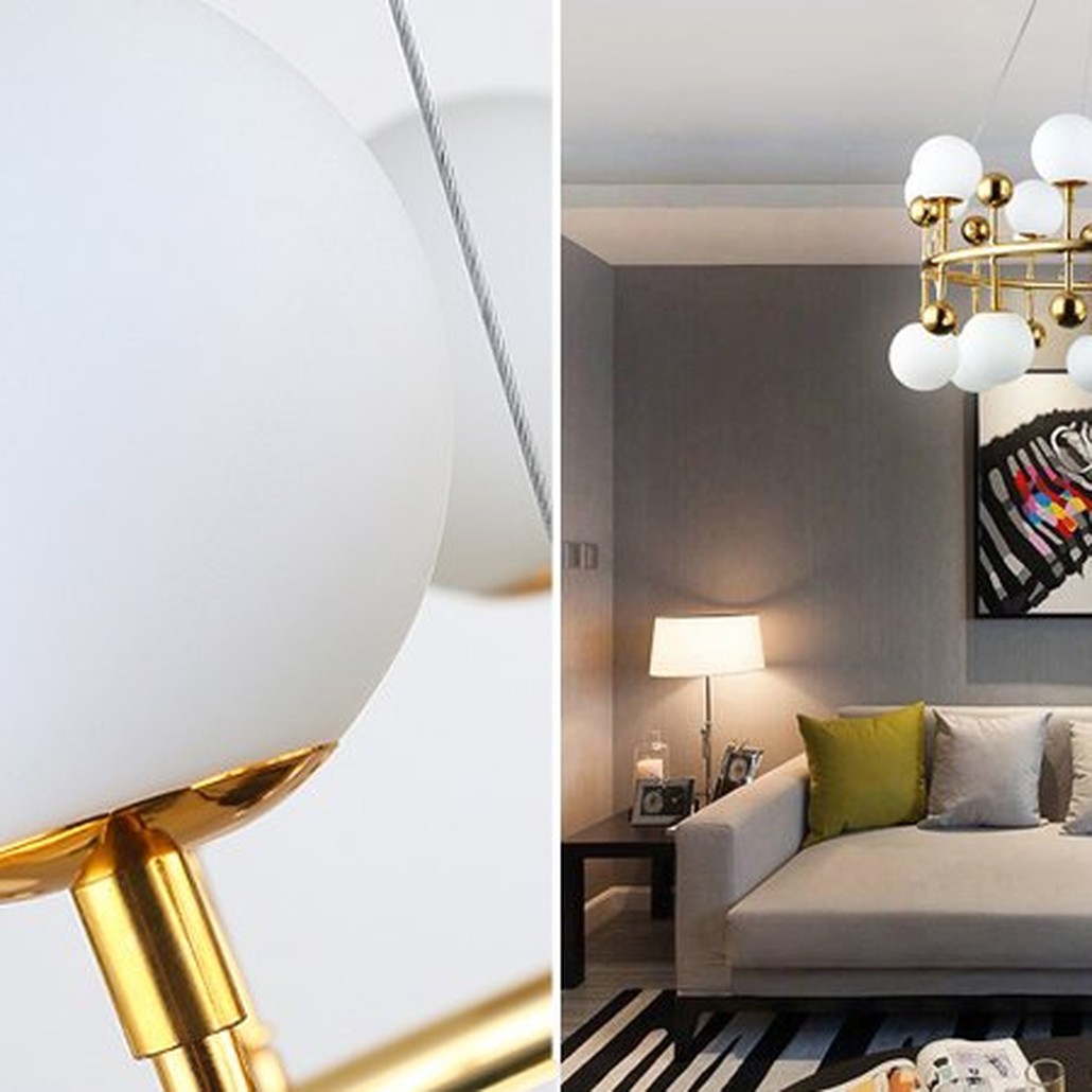 Люстра Milk Bubble Ring Chandelier