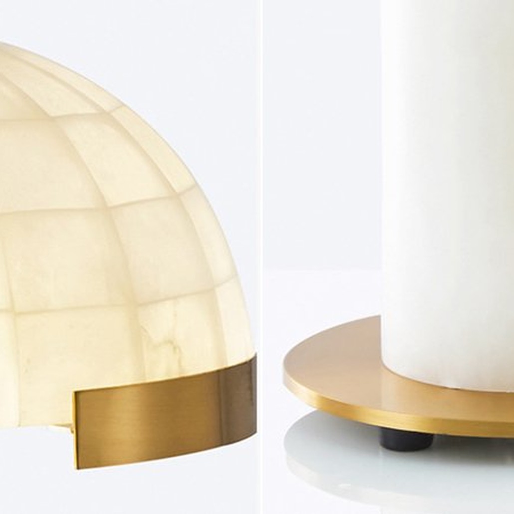 Настольная лампа Melange Lamp marble cubes
