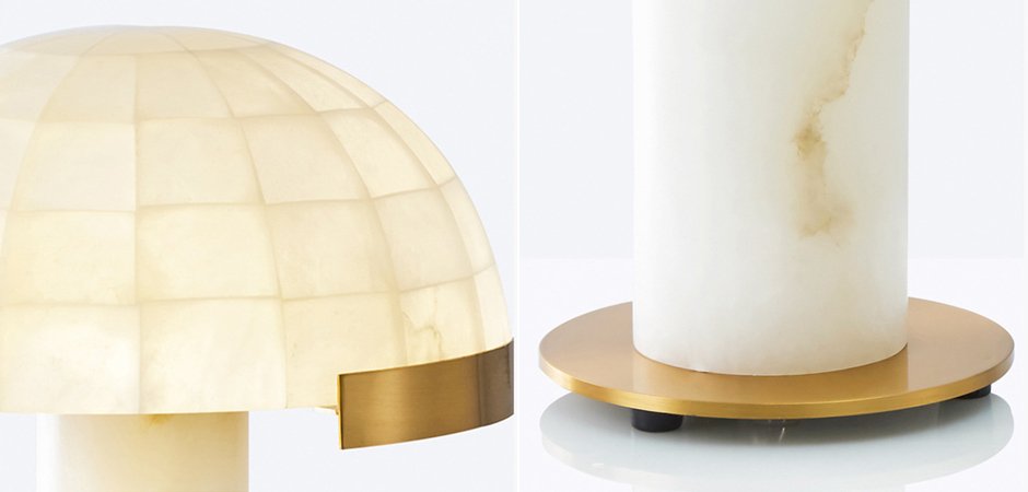 Настольная лампа Melange Lamp marble cubes