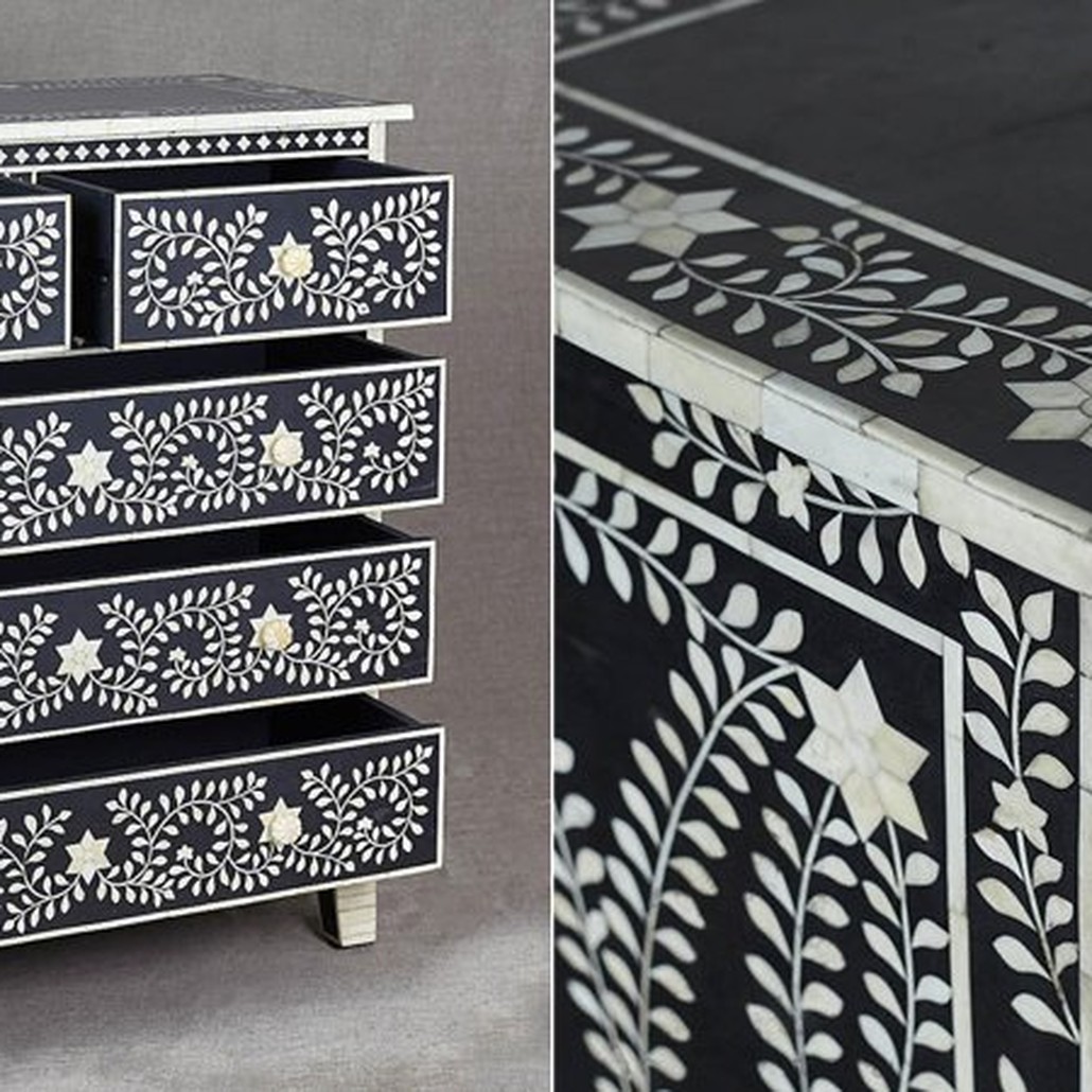 Комод Inlaid Bone Stars