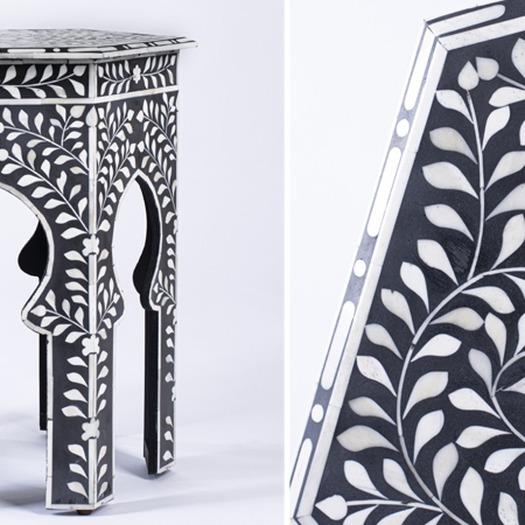 Табурет Inlaid Bone East
