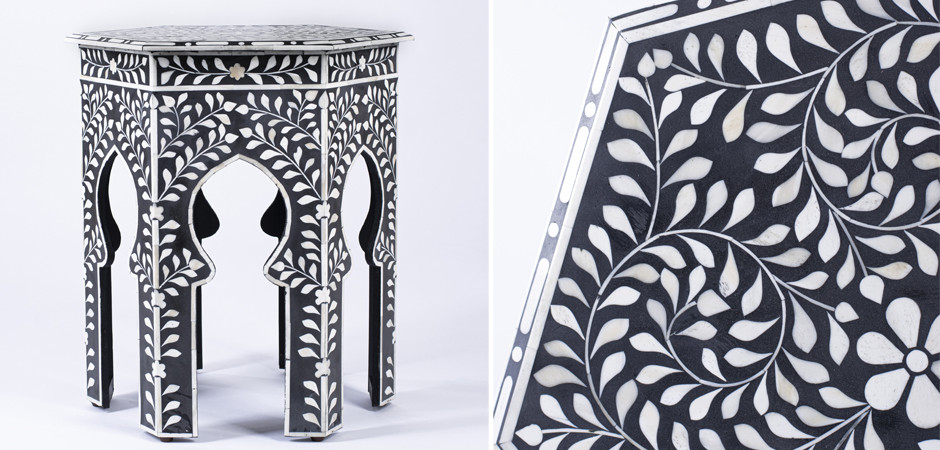 Табурет Inlaid Bone East