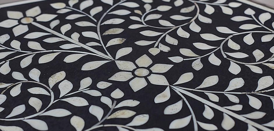 Табурет Inlaid Bone East