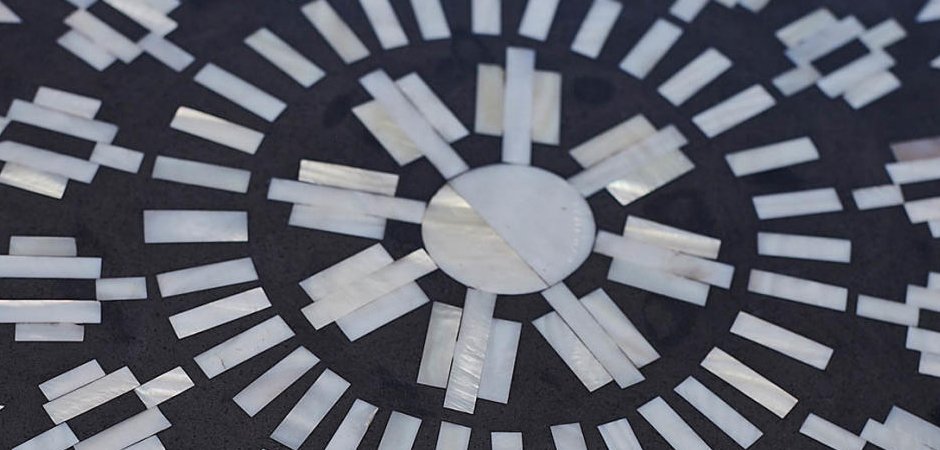Табурет Inlaid Bone Rhombuses