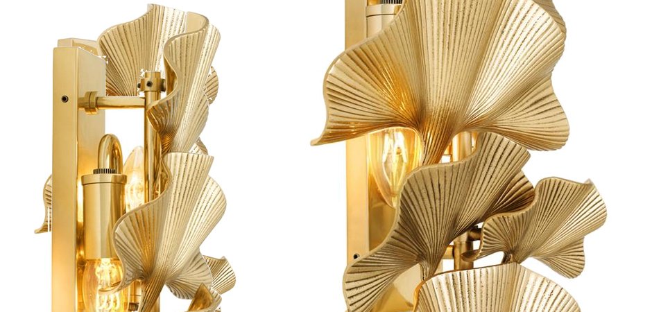 Бра Eichholtz Wall Lamp Olivier Gold 111338
