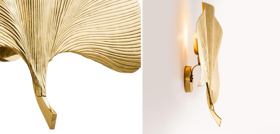 Бра Eichholtz Wall Lamp Las Palmas Gold 110468