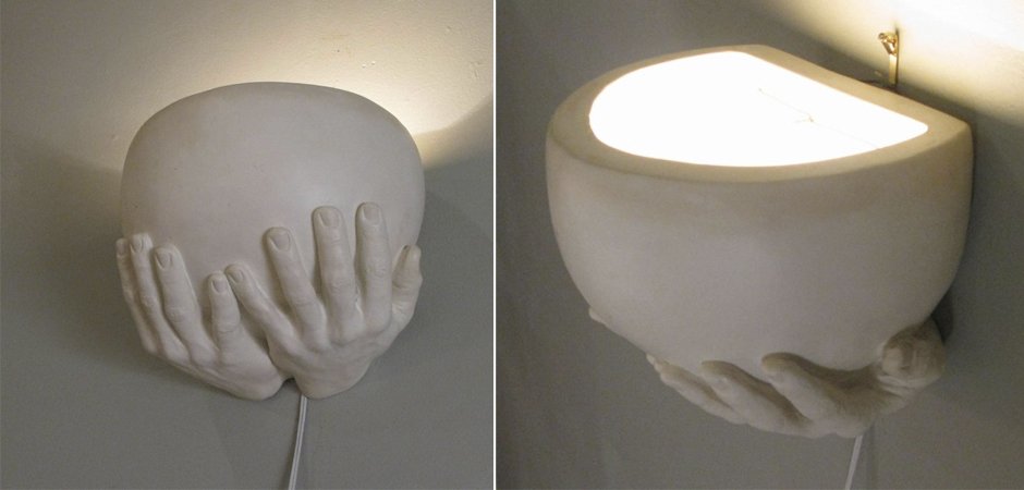 Бра Hands Lighted Wall Sconce by Richard Etts
