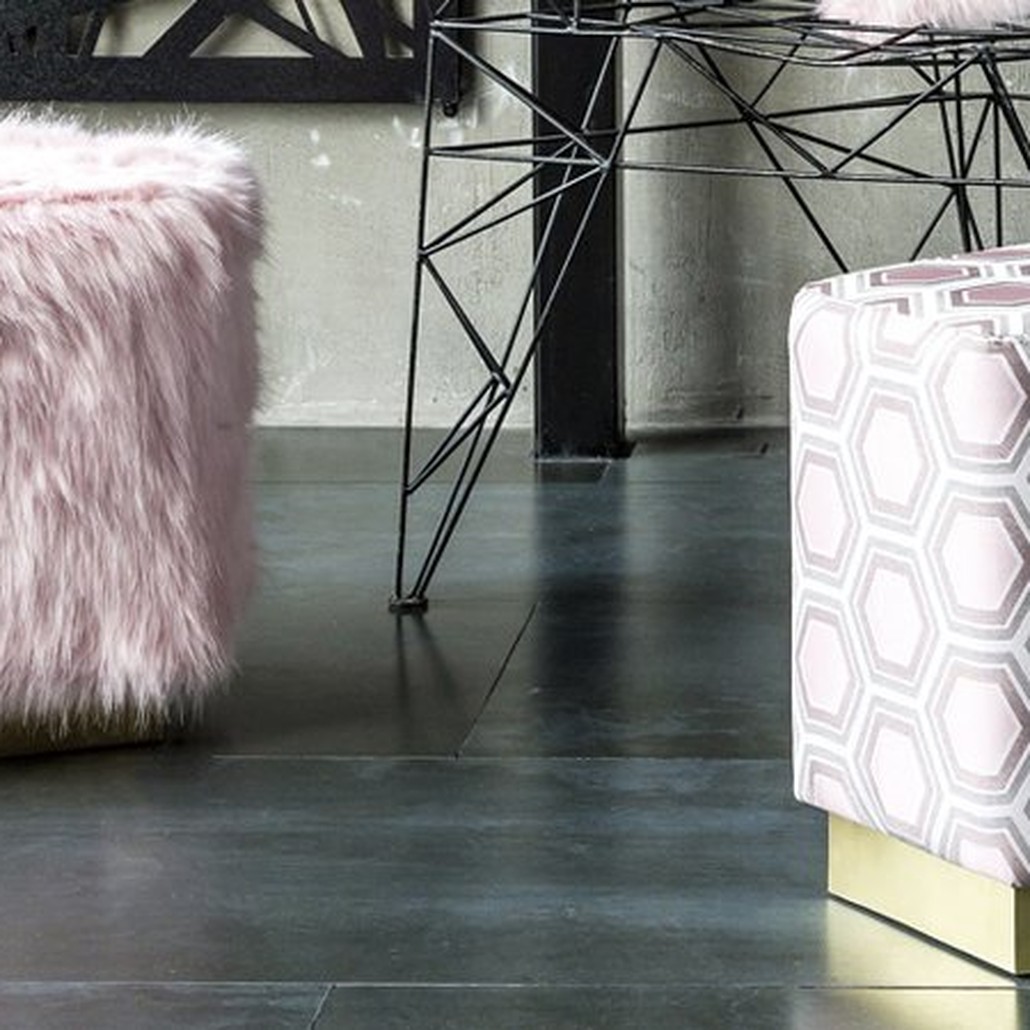 Пуф Hexagon Pink Geometry
