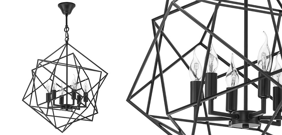 Люстра CUBIST Chandelier Black